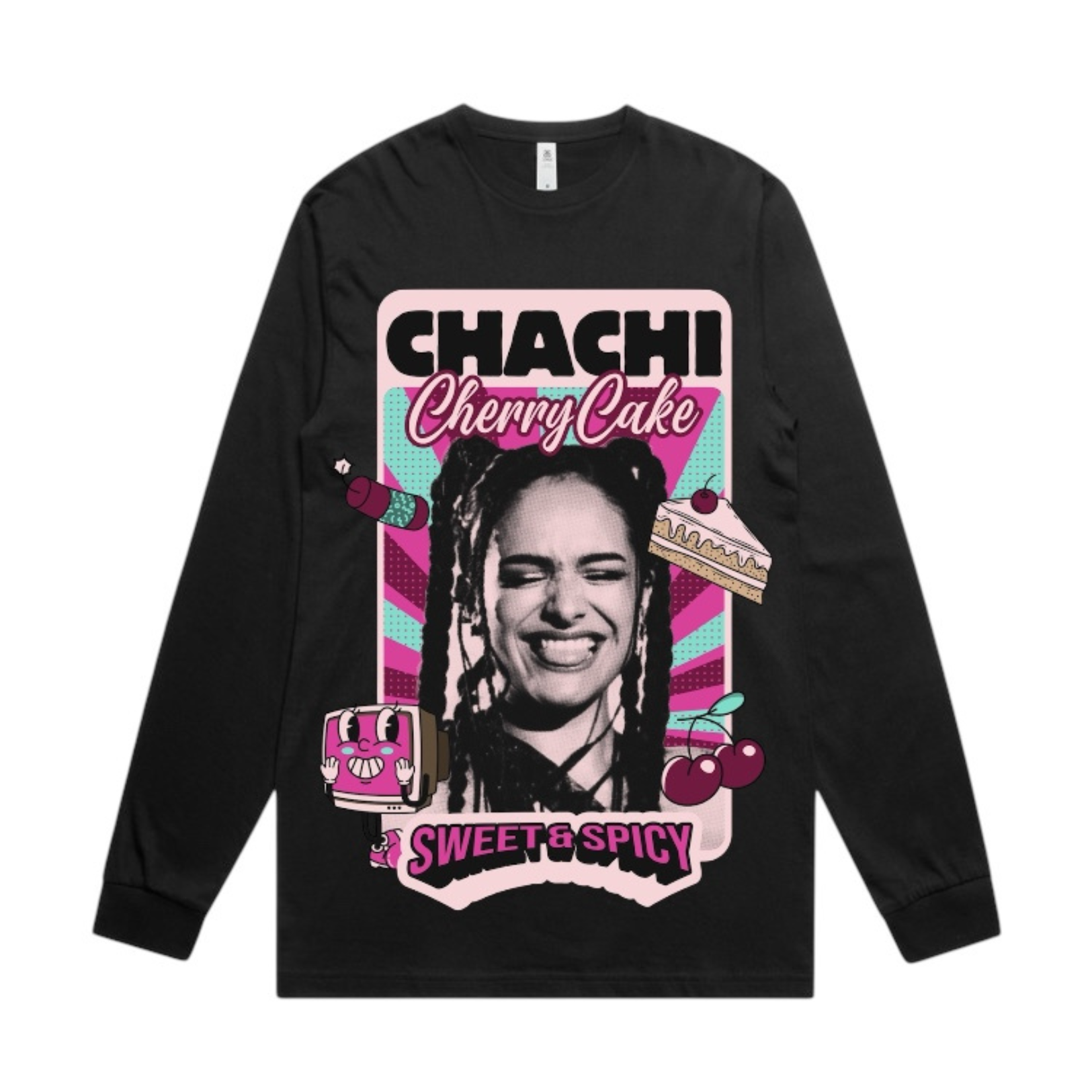 Cherry Cake / Sweet & Spicy Long Sleeve Shirt